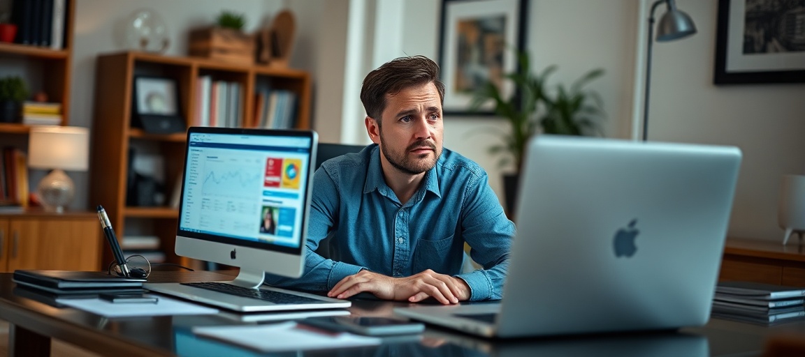 Wholesaler comparing BatchLeads and Reilead interfaces for skip tracing and SMS marketing on dual monitors.